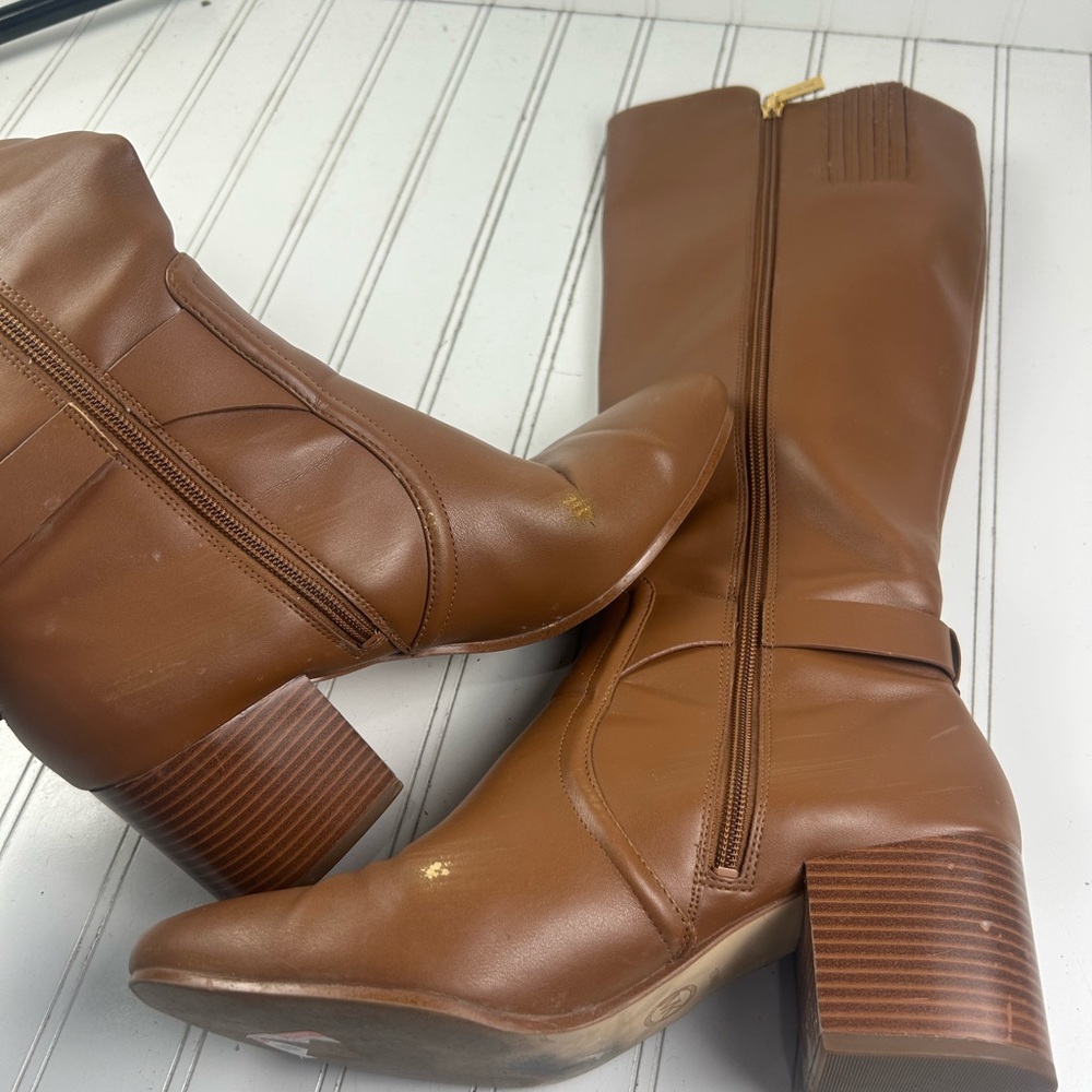 Michael Kors Carmen Faux Leather Tall Riding Boot Womenโs Size 10M $375 - Picture 6 of 11